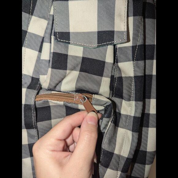 KAVU Original Rope Sling Lightweight Crossbody Plaid Bag/Checkered - Picture 3 of 6